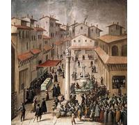 ZHAOSHAN Classic Wall Art Decor Modern Canvas Picture a Sugar Mill and the Production of Sugar Loaves by Jan Van Der Straet Art Canvas Murals for Home Decor 60x90cm