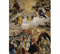 ZHAOSHAN Classic Wall Art Decor Modern Canvas Picture Allegory on the Victory At Lepanto by El Greco Art Canvas Murals for Home Decor 60x90cm