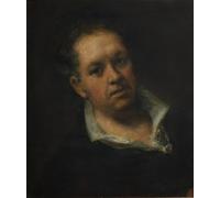 ZHAOSHAN Classic Wall Art Decor Modern Canvas Picture Autorretrato by Francisco De Goya Art Canvas Murals for Home Decor 60x90cm