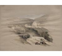 ZHAOSHAN Classic Wall Art Decor Modern Canvas Picture Christian Church of St. George At Ludd Ancient Lydda by David Roberts Art Canvas Murals for Home Decor 60x90cm
