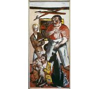 ZHAOSHAN Classic Wall Art Decor Modern Canvas Picture Family Picture George by Max Beckmann Art Canvas Murals for Home Decor 60x90cm