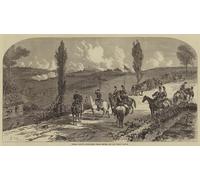 ZHAOSHAN Classic Wall Art Decor Modern Canvas Picture German Troops Approaching Sedan Before the Last Great Battle by Frederic Theodore Lix Art Canvas Murals for Home Decor 60x90cm