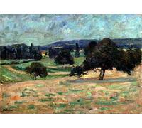 ZHAOSHAN Classic Wall Art Decor Modern Canvas Picture Landscape in the Ile De France by Jean Baptiste Armand Guillaumin Art Canvas Murals for Home Decor 60x90cm