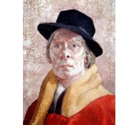 ZHAOSHAN Classic Wall Art Decor Modern Canvas Picture Man in Orange by Walter Richard Sickert Art Canvas Murals for Home Decor 60x90cm