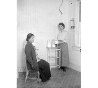 ZHAOSHAN Classic Wall Art Decor Modern Canvas Picture Margaret Sanger with Her Colleague Fania Mindell At the Clinic Inbrownsville Art Canvas Murals for Home Decor 60x90cm