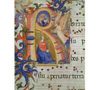 ZHAOSHAN Classic Wall Art Decor Modern Canvas Picture Ms F.v the Annunciation Depicted in an Historiated Initial R by Fra Angelico Art Canvas Murals for Home Decor 60x90cm