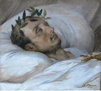 ZHAOSHAN Classic Wall Art Decor Modern Canvas Picture Napoleon on His Deathbed May by Horace Vernet Art Canvas Murals for Home Decor 60x90cm