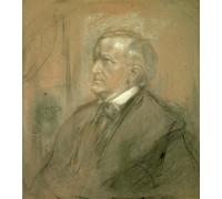ZHAOSHAN Classic Wall Art Decor Modern Canvas Picture Portrait of Richard Wagner by Seraph Von Lenbach Art Canvas Murals for Home Decor 60x90cm