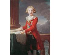ZHAOSHAN Classic Wall Art Decor Modern Canvas Picture Portrait of the Two Sicilies by Elisabeth Louise Vigee Lebrun Art Canvas Murals for Home Decor 60x90cm