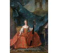 ZHAOSHAN Classic Wall Art Decor Modern Canvas Picture Princess Anne Henriette of France by Jean Marc Nattier Art Canvas Murals for Home Decor 60x90cm