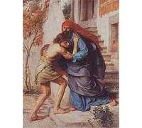 ZHAOSHAN Classic Wall Art Decor Modern Canvas Picture Prodigal's Return by Edward John Poynter Art Canvas Murals for Home Decor 60x90cm
