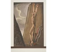 ZHAOSHAN Classic Wall Art Decor Modern Canvas Picture Prometheus Nailed to the Rock From Prométhée Enchaîné by Francois Louis Schmied Art Canvas Murals for Home Decor 60x90cm