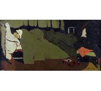 ZHAOSHAN Classic Wall Art Decor Modern Canvas Picture Sleep by Edouard Vuillard Art Canvas Murals for Home Decor 60x90cm