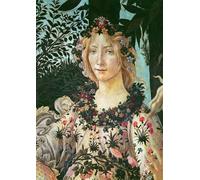 ZHAOSHAN Classic Wall Art Decor Modern Canvas Picture Spring detail of flora as the hour of spring by Sandro Botticelli Art Canvas Murals for Home Decor 60x90cm