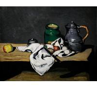 ZHAOSHAN Classic Wall Art Decor Modern Canvas Picture Still Life with a Kettle by Paul Cézanne Art Canvas Murals for Home Decor 60x90cm