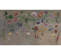 ZHAOSHAN Classic Wall Art Decor Modern Canvas Picture Studies of Flowers by Jacques Laurent Agasse Art Canvas Murals for Home Decor 60x90cm