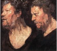 ZHAOSHAN Classic Wall Art Decor Modern Canvas Picture Studies of the Head of Abraham Grapheus by Jacob Jordaens Art Canvas Murals for Home Decor 60x90cm