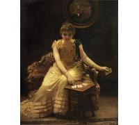 ZHAOSHAN Classic Wall Art Decor Modern Canvas Picture the Ace of Hearts by Thomas Benjamin Kennington Art Canvas Murals for Home Decor 60x90cm