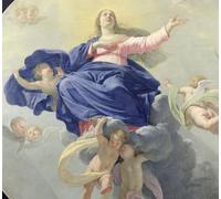 ZHAOSHAN Classic Wall Art Decor Modern Canvas Picture the Assumption of the Virgin by Philippe De Champaigne Art Canvas Murals for Home Decor 60x90cm