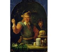 ZHAOSHAN Classic Wall Art Decor Modern Canvas Picture the Dentist by David Teniers the Younger Art Canvas Murals for Home Decor 60x90cm
