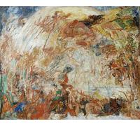 ZHAOSHAN Classic Wall Art Decor Modern Canvas Picture the Fall of the Rebel Angels by Famous Artist Art Canvas Murals for Home Decor 60x90cm