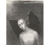 ZHAOSHAN Classic Wall Art Decor Modern Canvas Picture the Fallen Angel by Odilon Redon Art Canvas Murals for Home Decor 60x90cm