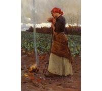 ZHAOSHAN Classic Wall Art Decor Modern Canvas Picture the Harvest Is Past the Summer Is Ended by George Faulkner Wetherbee Art Canvas Murals for Home Decor 60x90cm