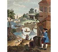 ZHAOSHAN Classic Wall Art Decor Modern Canvas Picture the Importance of Knowing Perspective by William Hogarth Art Canvas Murals for Home Decor 60x90cm