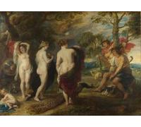 ZHAOSHAN Classic Wall Art Decor Modern Canvas Picture the Judgement of Paris by Peter Paul Rubens Art Canvas Murals for Home Decor 60x90cm
