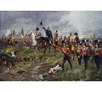 ZHAOSHAN Classic Wall Art Decor Modern Canvas Picture the Whole Line Will Advance by Edgar Alfred Holloway Art Canvas Murals for Home Decor 60x90cm