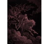 ZHAOSHAN Classic Wall Art Decor Modern Canvas Picture Vision of Death by Gustave Doré Bible by Gustave Dore Art Canvas Murals for Home Decor 60x90cm