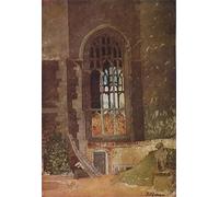 ZHAOSHAN Classic Wall Art Decor Modern Canvas Picture Window Between St Andrews Hall and the Dutch Church Norwich by Sell Cotman Art Canvas Murals for Home Decor 60x90cm