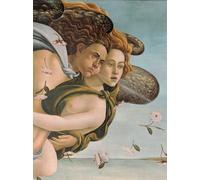 ZHAOSHAN Famous Colorful Art Print Vintage Poster Detail from the birth of venus by Sandro Botticelli Classic Canvas Picture for Office Decor 60x90cm
