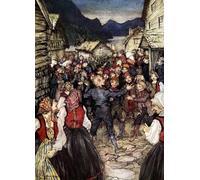 ZHAOSHAN Famous Colorful Art Print Vintage Poster Ibsen Peer by Arthur Rackham Classic Canvas Picture for Office Decor 60x90cm