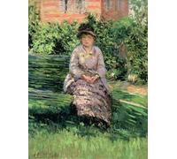 ZHAOSHAN Famous Colorful Art Print Vintage Poster Madame Renoir in the Garden at Petit-Gennevilliers by Gustave Caillebotte Classic Canvas Picture for Office Decor 60x90cm