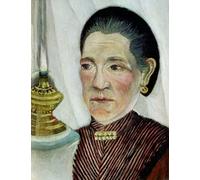 ZHAOSHAN Famous Colorful Art Print Vintage Poster Portrait of ine the Artist's Second Wife by Henri Rousseau Classic Canvas Picture for Office Decor 60x90cm