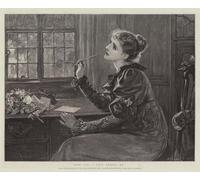 ZHAOSHAN Famous Colorful Art Print Vintage Poster the Girl I Left Behind Me by Mary Ellen Edwards Classic Canvas Picture for Office Decor 60x90cm
