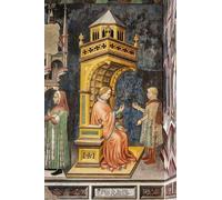 ZHAOSHAN Famous Colorful Art Print Vintage Poster the Hall of Liberal Arts and Planets by Gentile Da Fabriano Classic Canvas Picture for Office Decor 60x90cm