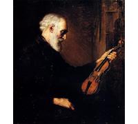 ZHAOSHAN Famous Colorful Art Print Vintage Poster The Violinist Stanhope Alexander Forbes Classic Canvas Picture for Office Decor 60x90cm