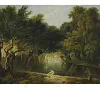 ZHAOSHAN Famous Colorful Art Print Vintage Poster View of the Wilderness in St 's Park London by Famous Artist Classic Canvas Picture for Office Decor 60x90cm
