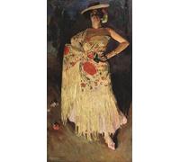 ZHAOSHAN Famous Poster Artworks Art Print Poster a Dancer by Sergei Arsenevich Vinogradov Animal Pictures for Home Decor 60x90cm