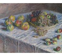 ZHAOSHAN Famous Poster Artworks Art Print Poster Apples and Grapes by Claude Monet Animal Pictures for Home Decor 60x90cm