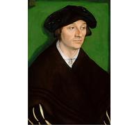 ZHAOSHAN Famous Poster Artworks Art Print Poster Bookplate of Scheurl and Tucher by Lucas Cranach the Elder Animal Pictures for Home Decor 60x90cm