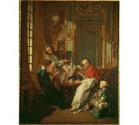 ZHAOSHAN Famous Poster Artworks Art Print Poster Breakfast by François Boucher Animal Pictures for Home Decor 60x90cm