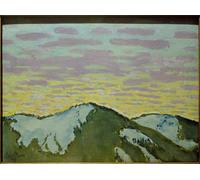 ZHAOSHAN Famous Poster Artworks Art Print Poster Canvas Painting in the Snow by Koloman Moser Animal Pictures for Home Decor 60x90cm