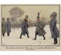 ZHAOSHAN Famous Poster Artworks Art Print Poster Exchange of Captured Prussian and French Field Marshals by Carl Rochling Animal Pictures for Home Decor 60x90cm