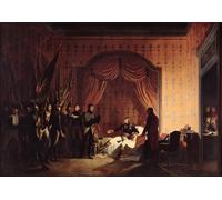 ZHAOSHAN Famous Poster Artworks Art Print Poster General Bonaparte Receiving Captured Austro-sardinian Flags At Millesimo by Adolphe Roehn Animal Pictures for Home Decor 60x90cm