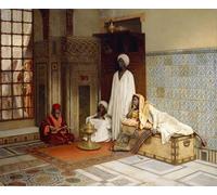 ZHAOSHAN Famous Poster Artworks Art Print Poster Guards of the Harem by Ludwig Deutsch Animal Pictures for Home Decor 60x90cm