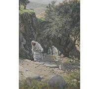 ZHAOSHAN Famous Poster Artworks Art Print Poster He Went on His Way to Ephraim by Jacques Animal Pictures for Home Decor 60x90cm