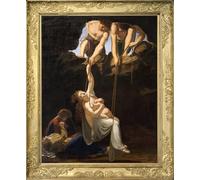ZHAOSHAN Famous Poster Artworks Art Print Poster Human Sacrifice in the Gauls by Jean Baptiste Isabey Animal Pictures for Home Decor 60x90cm
